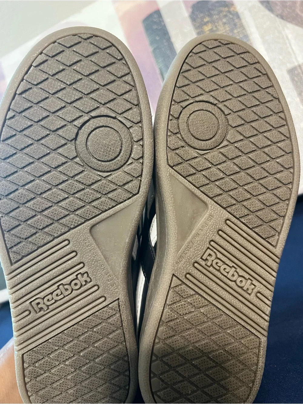 Reebok Kids Black and White Low-Top Sneakers
